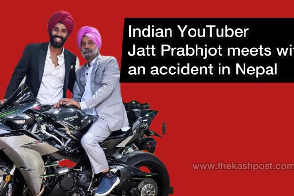 Indian YouTuber Jatt Prabhjot meets with an accident in Nepal 