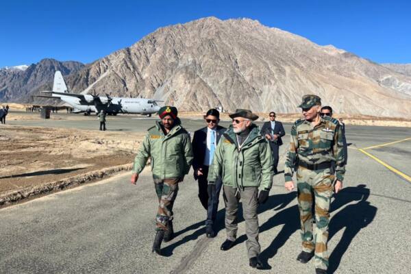 Ladakh: PM Modi lands in Kargil to celebrate Diwali with soldiers