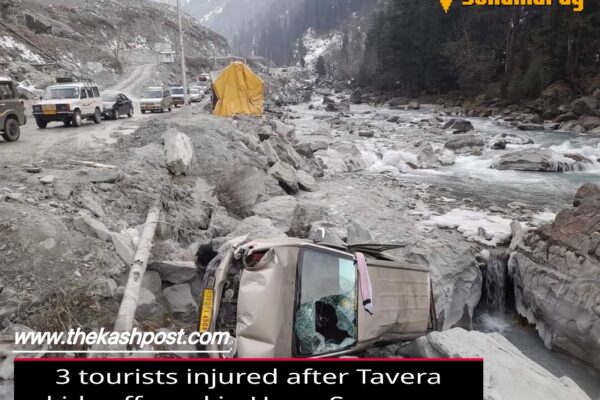 3 of Pune family injured in Ganderbal accident