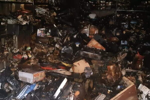 shops gutted in pre-dawn Maisuma fire incident