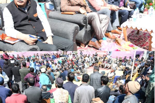 Naranag having distinction in terms of scenic beauty, adventurous terrain has huge potential for tourism: DC Ganderbal Presides over grievances redressal camp at Chattergul Bala