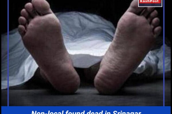 Non-local found dead in Srinagar