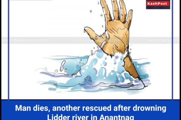 Man dies, another rescued after drowning Lidder river in Anantnag