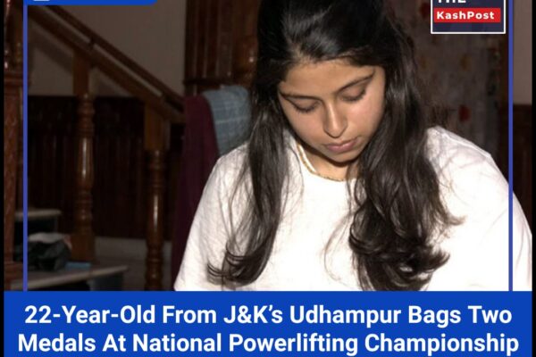 22-Year-Old From J&K’s Udhampur Bags Two Medals At National Powerlifting Championship