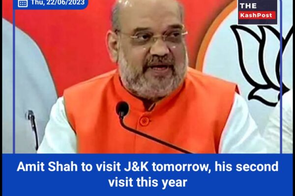 Amit Shah to visit J&K tomorrow, his second visit this year
