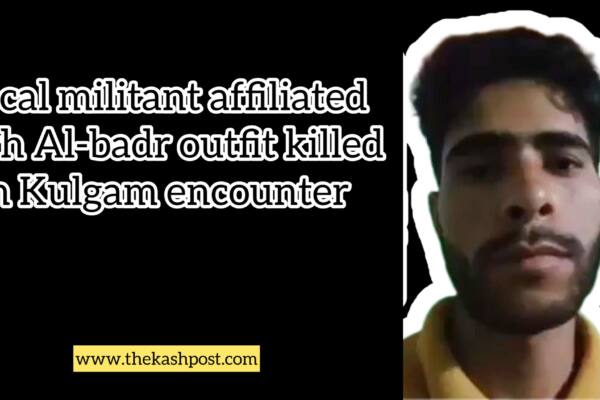 Local militant affiliated with Al-badr outfit killed in Kulgam encounter