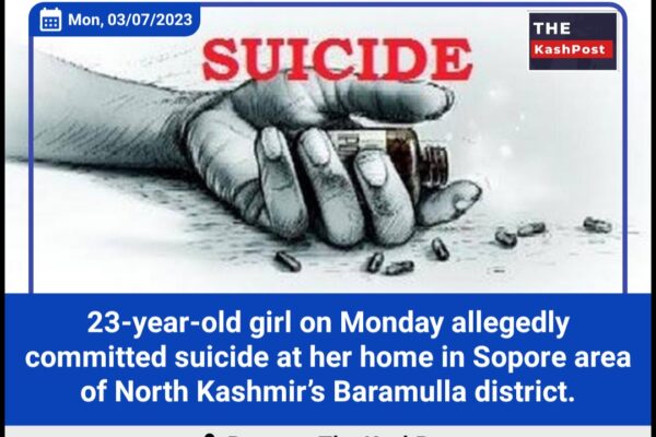 23-year-old girl commits suicide in Sopore