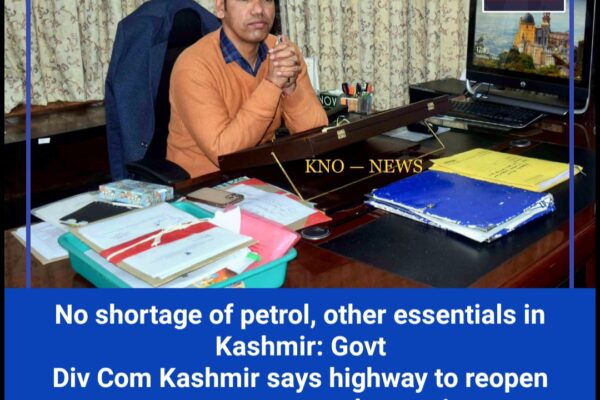 No shortage of petrol, other essentials in Kashmir: Govt