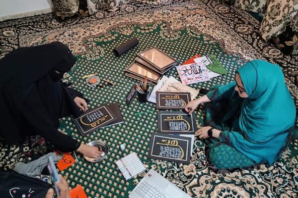 Sopore’s Female Duo Embrace Calligraphy: A Game-Changer for Women at Home