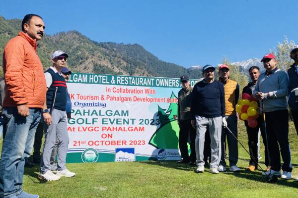 Golf Tournament held at the Golf Course Pahalgam, LG Advisor Bhatnagar inaugurated the Tournament