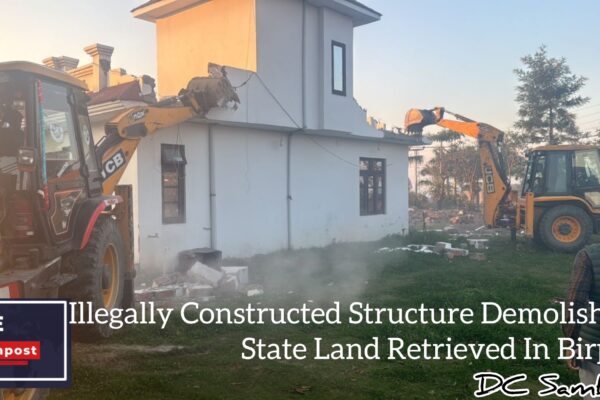 Illegally Constructed Structure Demolished, State Land Retrieved In Birpur:DC Samba