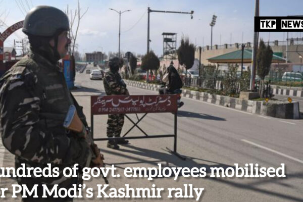 Hundreds of govt. employees mobilised for PM Modi’s Kashmir rally