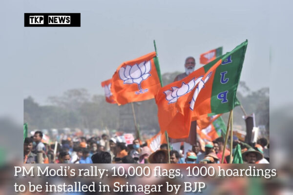 PM Modi’s rally: 10,000 flags, 1000 hoardings to be installed in Srinagar by BJP