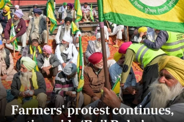 Farmers’ protest continues, nationwide ‘Rail Roko’ called on March 10