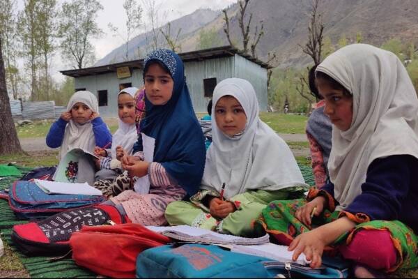 In the modern era Government school in Kangan functions from a tin shed; students are mostly taught under the open sky