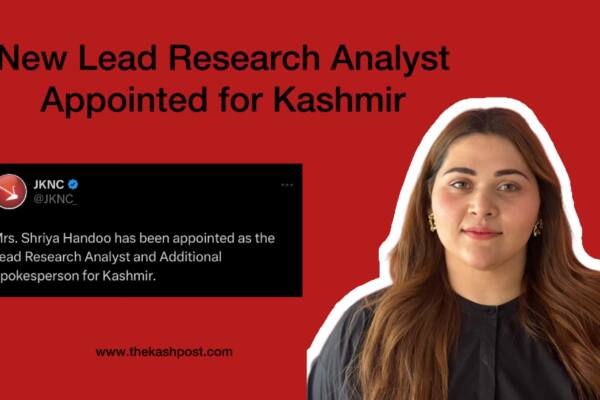 JKNC Appoints Mrs. Shriya Handoo as Lead Research Analyst and Additional Spokesperson