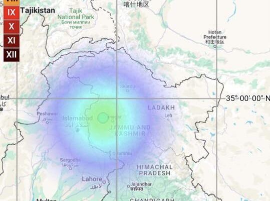 4.9-magnitude earthquake jolts Kashmir