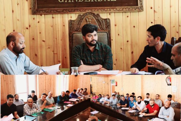 DC Ganderbal reviews status of Assessment of Losses in Cloud Burst incident at Kaw-Cherwan