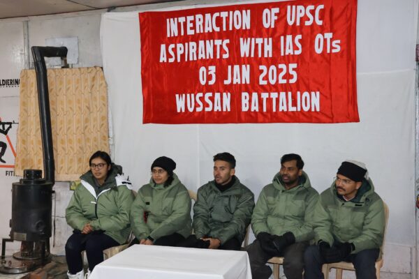 Wussan Battalion of the Indian Army Organizes Interactive Session with IAS Officers for local UPSC Aspirants