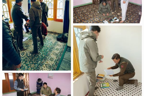 Ganderbal Police Continues searches in Multiple Locations across the District against Banned Organizations.