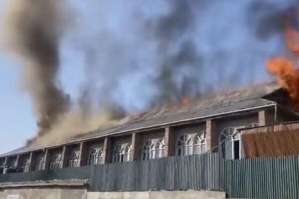 Fire breaks out at Jamia Siraj-ul-Uloom in Imamsahib, Shopian