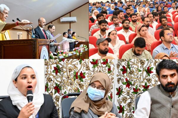 LG Sinha Addresses ‘Viksit Bharat Yuva Connect’ at IUST, Urges Youth to Lead India’s Development Journey