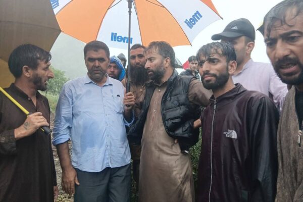 MLA Kangan Mian Mehar Ali Visits Cloudburst-Hit Ari Goripora Sarbal in Kangan