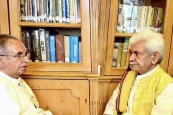 Former Cabinet Minister,Senior Apni party leader GH Hassan Mir Calls on LG sinha ,Raises key Tourism issues