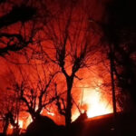 Massive Fire Damages Hotel in Pahalgam; One Man Dies During Firefighting Operation